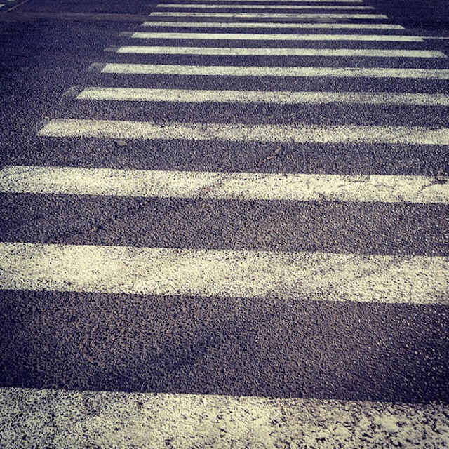 Ivangorod: Zebra crossing